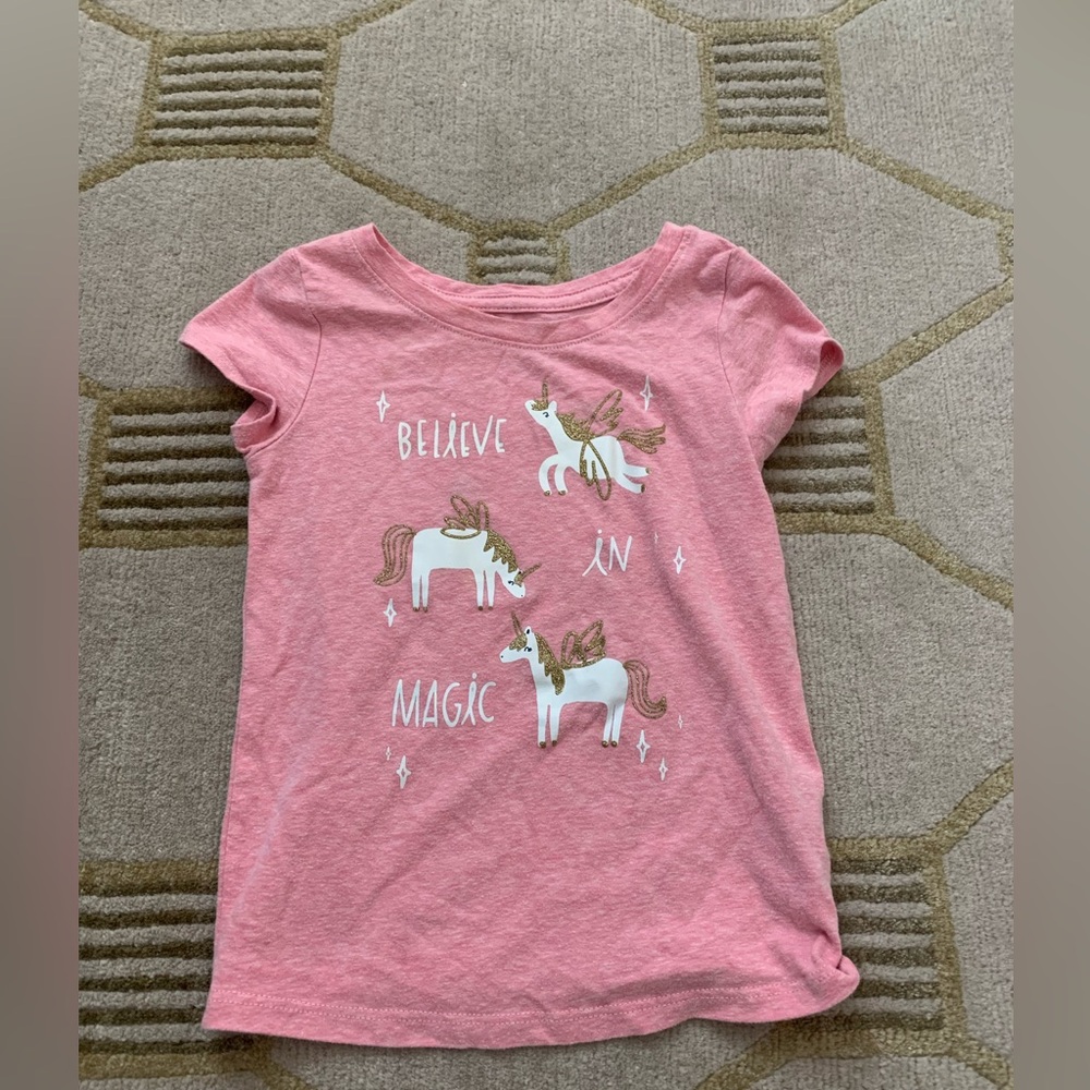 Cat & Jack Unicorn Tee 2T